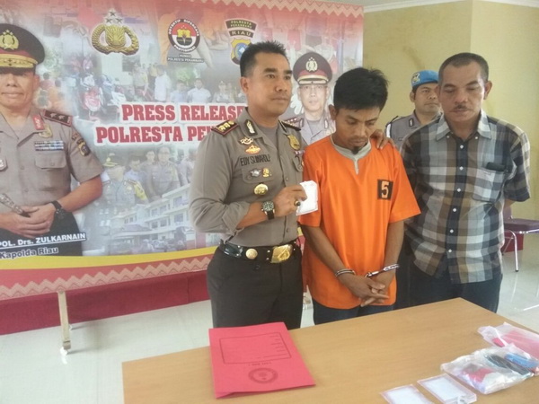 Pemilik dan Pengedar Sabu Ditangkap Polresta Pekanbaru